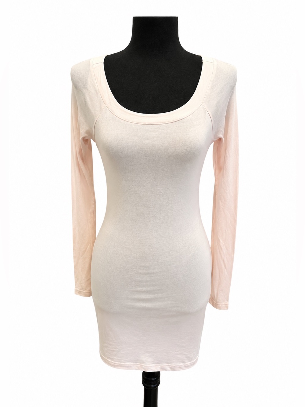 EXPRESS PINK LONG SLEEVE SHIRT DRESS